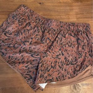 Brown Print Athletic Works short in XL, brand new. Great steal!